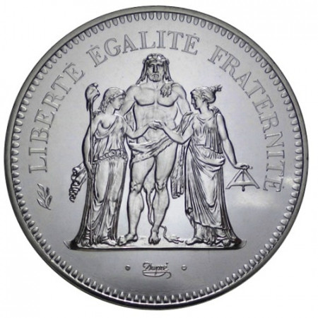 1977 * 50 Francs Plata Francia "Hercule" (KM 941.1) SC