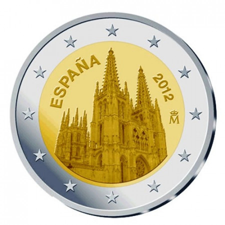 2012 * 2 euro España Catedral de Burgos