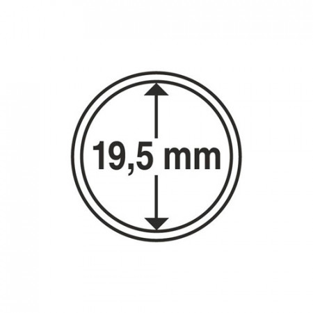 Paq. de 10 cápsula Ø 19,5 mm de monedas * LEUCHTTURM