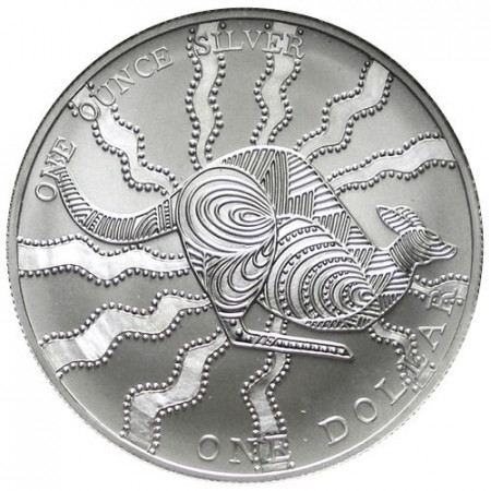 2002 * Dólar de plata 1 OZ Canguro Australia
