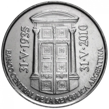 2010 * 2 Pesos Argentina Banco Central