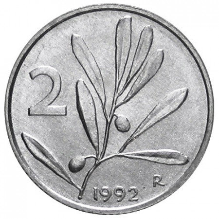 1992 * 2 lire Italia Olivo