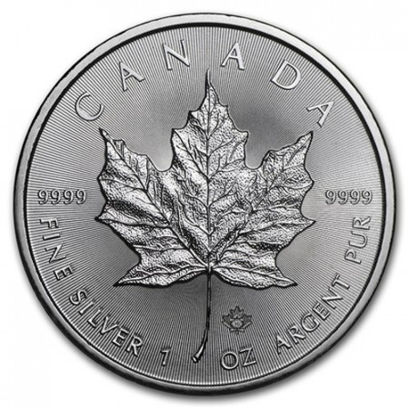 2016 * 5 Dólars Plata 1 OZ Canadà "Hoja de Arce - Maple Leaf" FDC