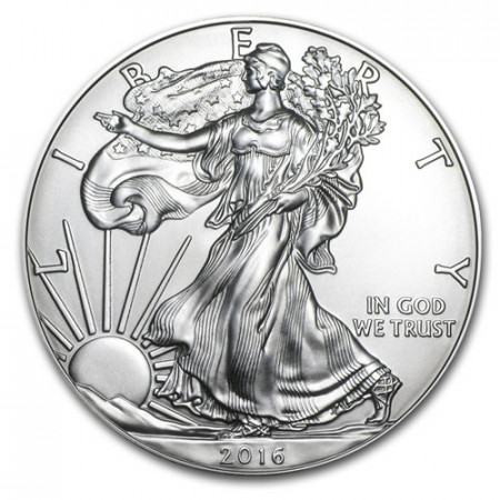 2016 * 1 Dólar Plata 1 OZ Estados Unidos "Liberty - Silver Eagle" FDC