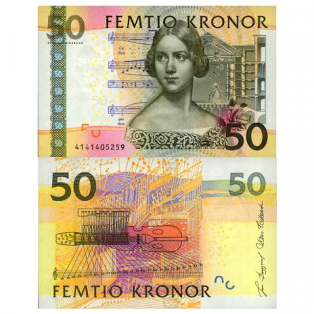 ND (2004) * Billete Suecia 50 Kronor “Jenny Lind” (p64a) SC