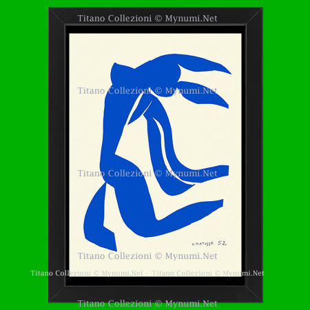 Anos 2000 * Ilustración decorativa "HENRI MATISSE -Nu Bleu VII" Original Selected Artworks Avec con Marco