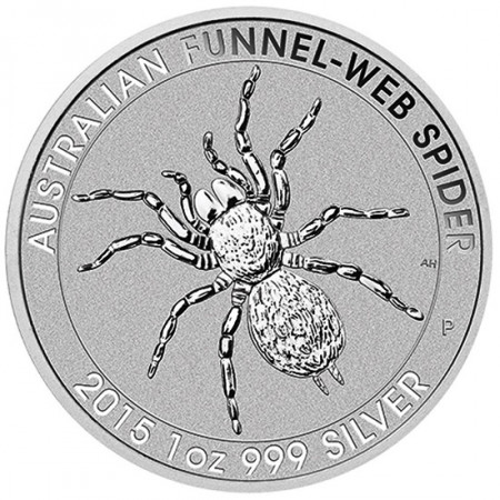 2015 * 1 Dólar Plata 1 OZ Australia "Araña de Sídney"