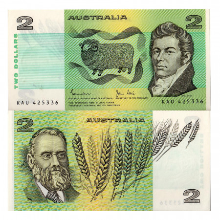 1983 * Billete Australia 2 dollars EBC