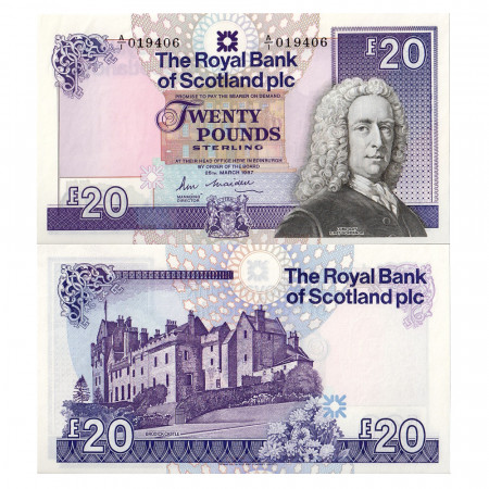 1987 * Billete Escocia 20 pound EBC  