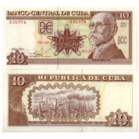2013 * Billete Cuba 10 Pesos "M Gomez" SC