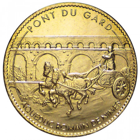 2012 * 30 Nimes Medalla token turístico Nimes N°3 - Pont du Garde