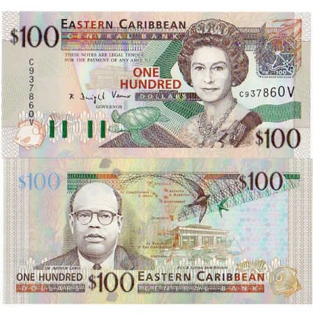 ND (2003) * Billete East Caribbean States "San Vicente" 100 Dólares SC