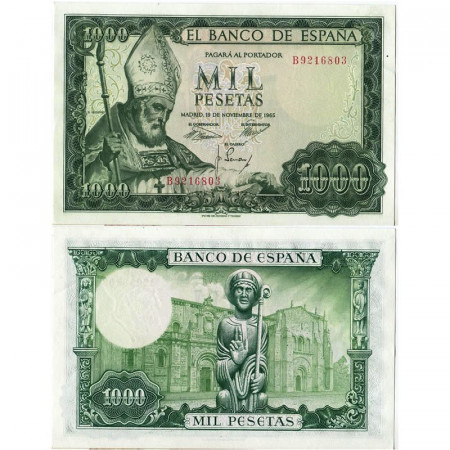 1965 * Billete España 1000 Pesetas  "San Isidoro" (p151) cSC