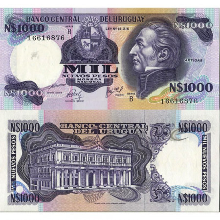 ND (1978-1981) * Banconota Uruguay 1000 Nuevos Pesos "General JG Artigas" (p64b) FDS