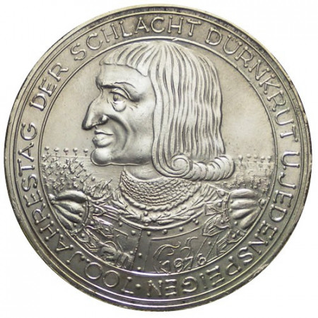 1978 * 100 Schilling Plata Austria “700° Batalla Durnkrut y Jedenspeigen” (KM 2939) UNC