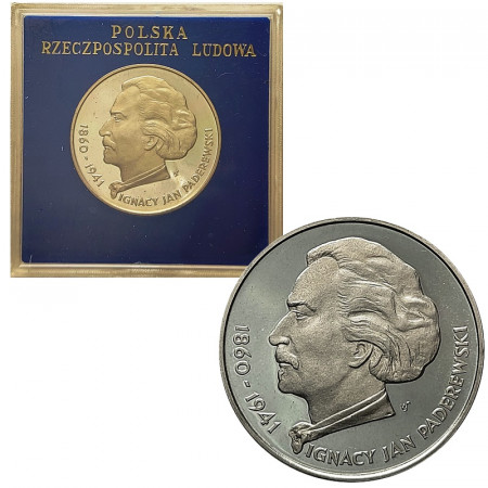 1975 * 100 Zlotych Plata Polonia "Ignacy Jan Paderewski" (Y 77) PROOF