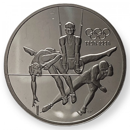 1992 * 15 Dollars Plata Canadà "100th Anniversary of the Olympic Games" (KM 216) EBC/FDC