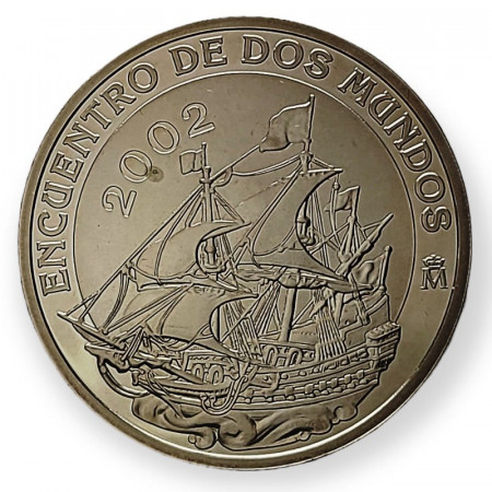 2002 * 10 Euro Plata España "Spanish Galleon" (KM 1089) PROOF