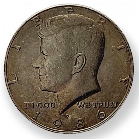 1986 * Half Dollar (50 Cents) Estados Unidos "Kennedy" P EBC/UNC