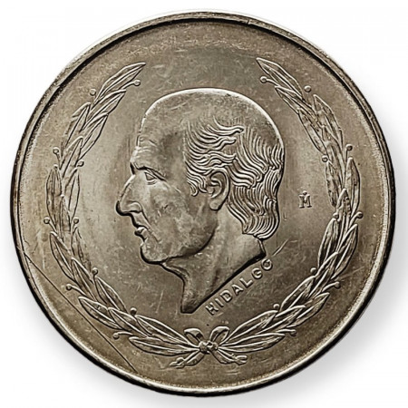 1952 * 5 Pesos Plata Mexico "Hidalgo" (KM 467) EBC/FDC