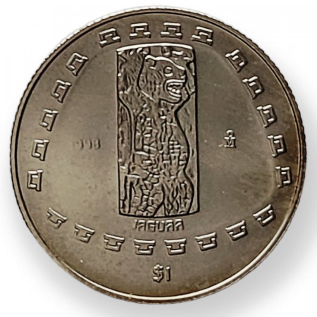 1998 * 1 Peso 1/4 Oz Plata Mexico "Jaguar - Pre-Columbian Aztec" (KM 661) FDC