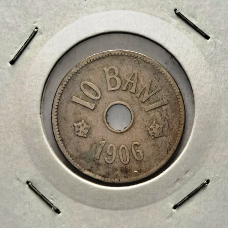 1906 * 10 Bani  Rumania "Carol I" (KM 32) MBC