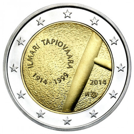 2014 * 2 euro FINLANDIA 100° nacimiento de Ilmari Tapiovaara