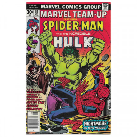 Historietas Marvel #53 01/1977 “Marvel Team-Up ft Spiderman - Hulk”