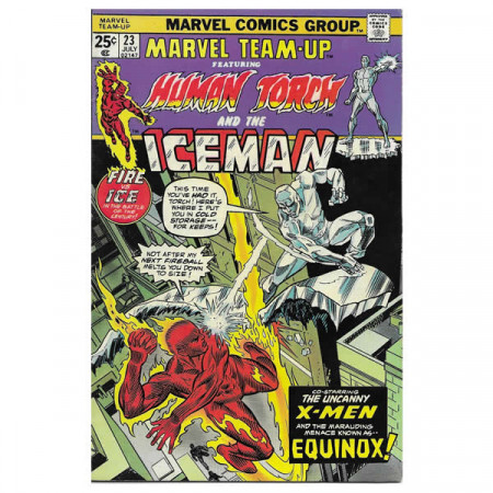 Historietas Marvel #23 07/1974 “Marvel Team-Up ft Spiderman - Iceman”