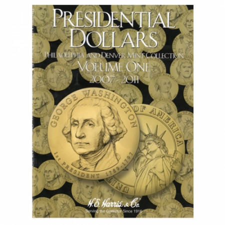 Whitman Folder Dolars Presidentes Harris Brand P,D Tomo I