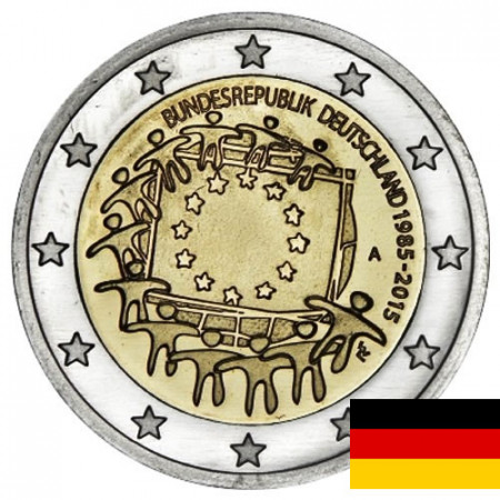 2015 * 2 Euro ALEMANIA "30 Aniversario de La Bandera Europea"