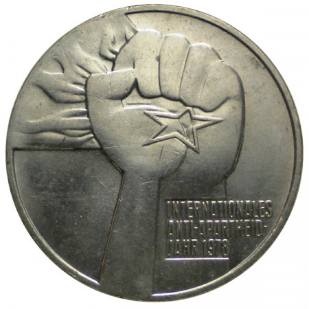 1978 A * 5 Mark ALEMANIA RDA República Democrática "Año Anti-Apartheid" (KM 68) cSC