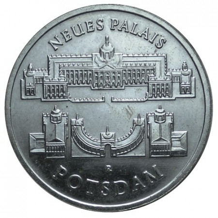 1986 A * 5 Mark ALEMANIA RDA República Democrática "Palacio en Potsdam" (KM 111) UNC