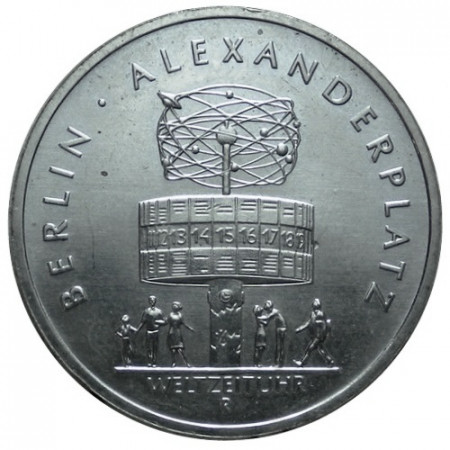 1987 A * 5 Mark ALEMANIA RDA República Democrática "750° Aniversario de Berlín – Alexanderplatz" (KM 116) UNC