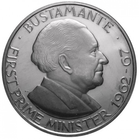 1975 * 1 Dólar Jamaica "Bustamante"