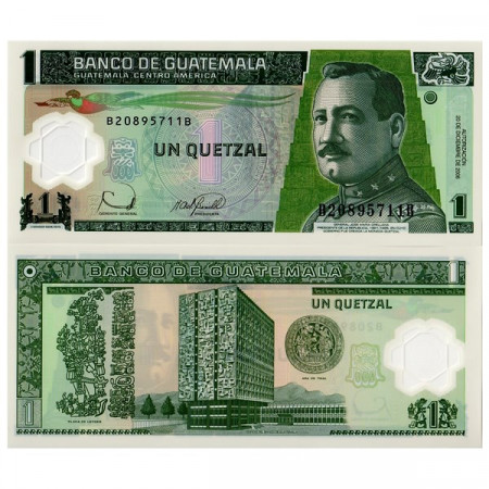 2006 * Billete Polímero Guatemala 1 Quetzal (p97a) SC