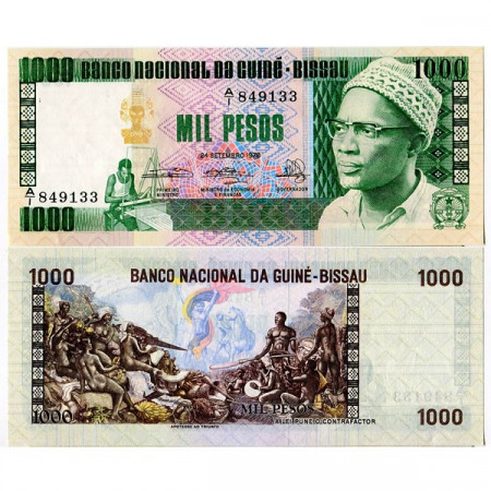 1978 * Billete Guinea-Bissau 1000 Pesos (p8b) SC
