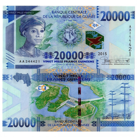 2015 * Billete Guinea 20.000 Francos (pNew) SC
