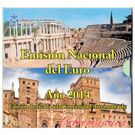 2014 * ESPANA Cartera Oficial euro Extremadura