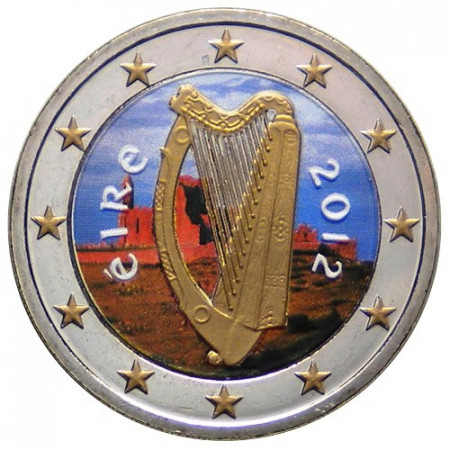 2012 * 2 Euro IRLANDA "Arpa Céltica" Colorido