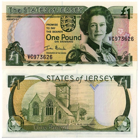 ND (2000) * Billete Estado de Jersey 1 Pound (p26a) SC