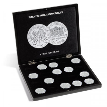 Estuche 20 Monedas Plata "Filarmónica de Viena" en Cápsulas * Leuchtturm