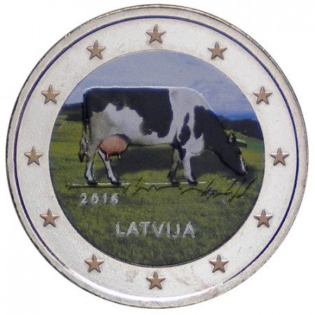 2016 * 2 Euro LETONIA "Sector Agrario Letón" Colorido