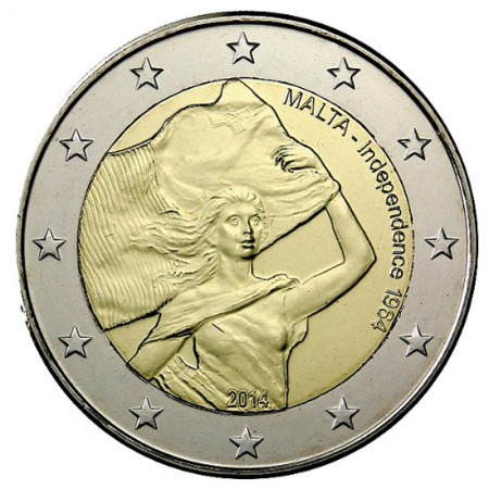 2014 * 2 euro MALTA 1964 50° Independencia