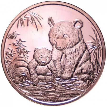 2013 Copper round Estados Unidos Medalla de cobre Panda