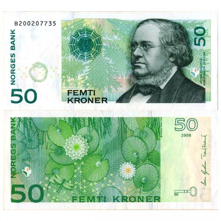 2008 * Billete Noruega 50 Kroner (p46c) SC