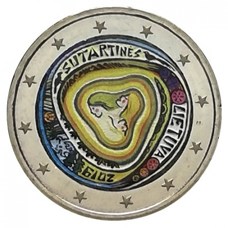 2019 * 2 Euro LITUANIA "Los Sutartinės" Colorido