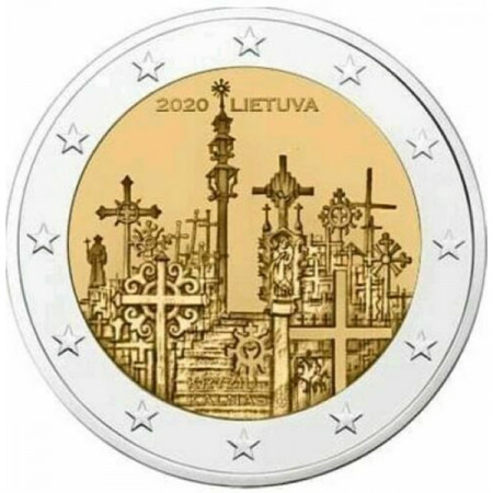 2020 * 2 Euro LITUANIA " La Colina de las Cruces" UNC