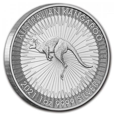 2021 * 1 Dólar Plata 1 OZ Canguro Australia "Perth Mint" FDC