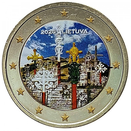 2020 * 2 Euro LITUANIA " La Colina de las Cruces" Colorido